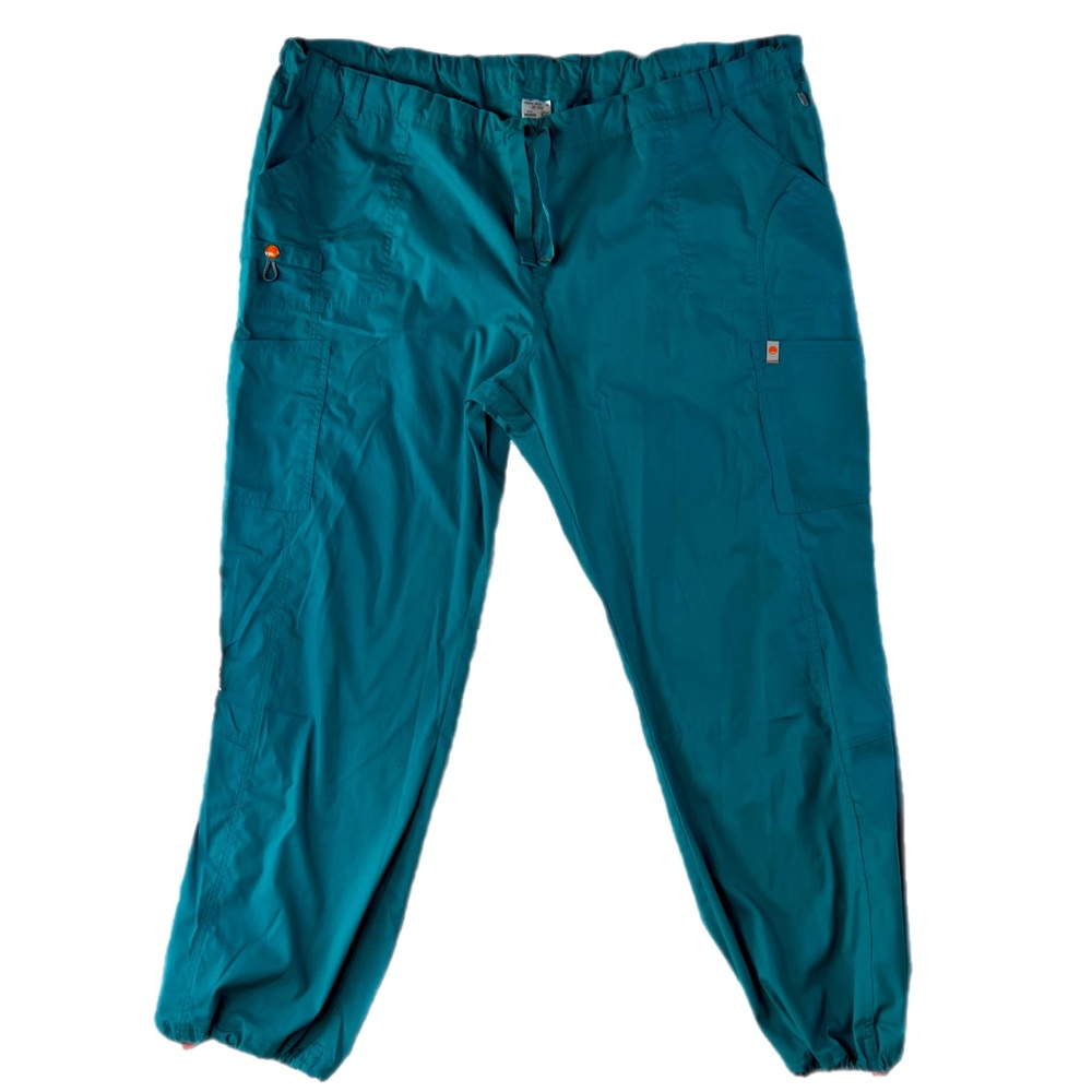 3XL NWT Certainty Blue Brand New Scrubs Turquoise with Pockets Nurse‎ Medical